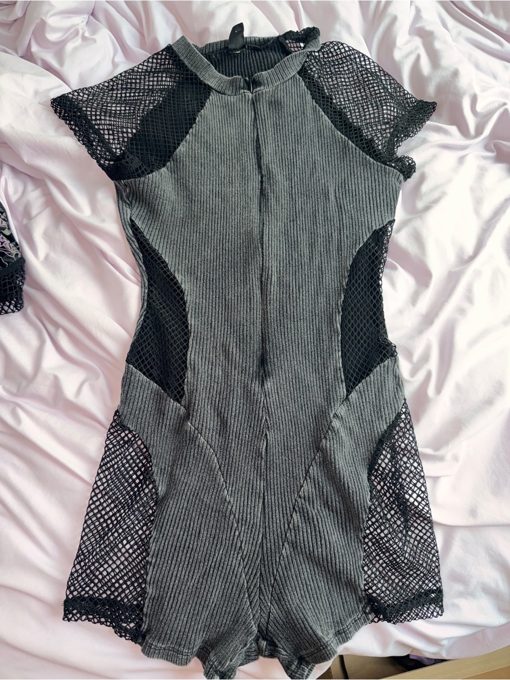 Shein Ribbed Romper